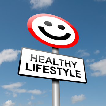 Sign Saying Healthy Lifestye